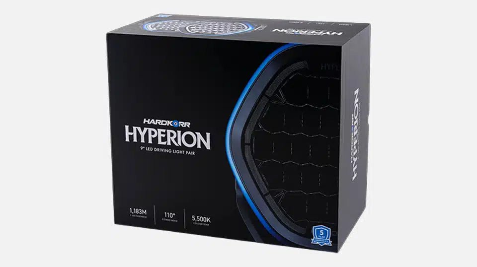Hyperion 9″ LED Driving Lights – 22,000 Lumens Off-Road Spotlights with DRL | 4x4 Performance Lighting South Africa