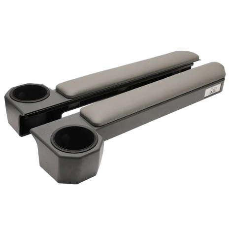 LAND CRUISER 79 Series Armrest & cupholder [Grey/Brown-Red/Brown/Black] (magnetic)