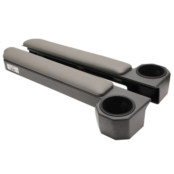 LAND CRUISER 79 Series Armrest & cupholder [Grey/Brown-Red/Brown/Black] (magnetic)