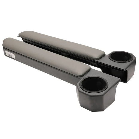 LAND CRUISER 79 Series Armrest & cupholder [Grey/Brown-Red/Brown/Black] (magnetic)
