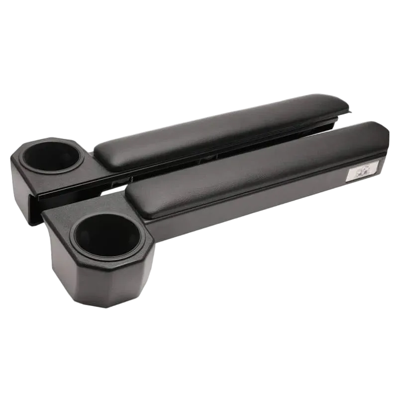 LAND CRUISER 79 Series Armrest & cupholder [Grey/Brown-Red/Brown/Black] (magnetic)