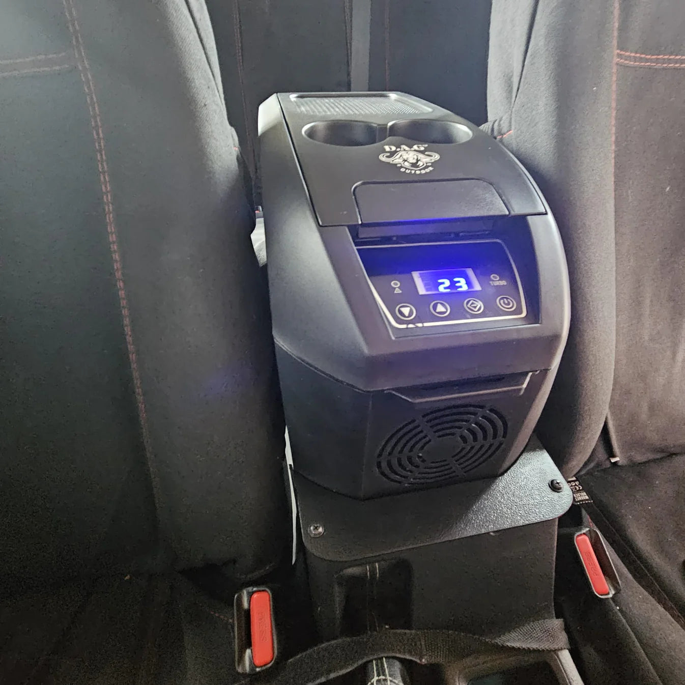 D.A.G Hilux / Fortuner GD6 10L Console Fridge Bracket – Double & Club Cab (WA4X4‑FRIDBRHILUX)