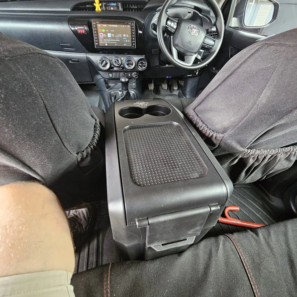 D.A.G Hilux / Fortuner GD6 10L Console Fridge Bracket – Double & Club Cab (WA4X4‑FRIDBRHILUX)