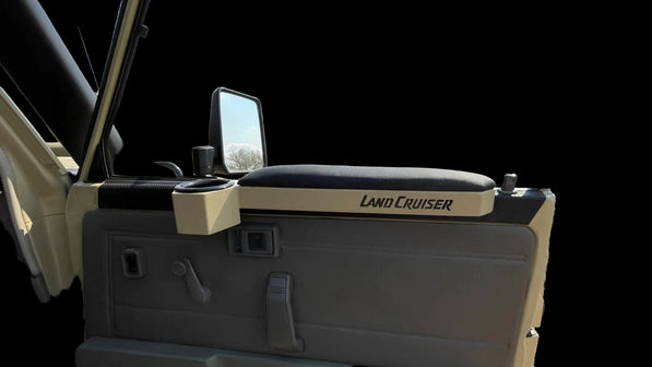 Custom Toyota Land Cruiser 79 & FJ Cruiser Armrest – Heavy‑Duty Steel with Cup Holder