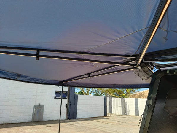 D.A.G XL 2.5M 270° Buffalo Wing Awning – Heavy Duty Vehicle Awning