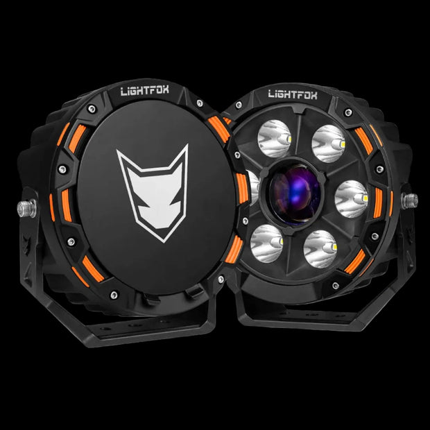 LightFox 7” & 9” Laser + LED Driving Lights (Pair) | Long-Range Off-Road Spotlights