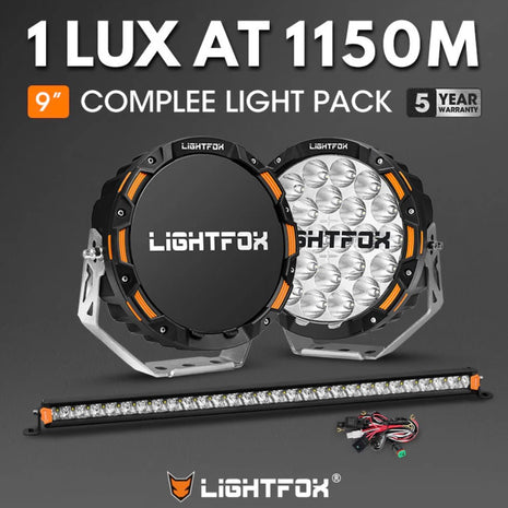 LightFox 7" & 9" OSRAM LED Driving Lights (Set)