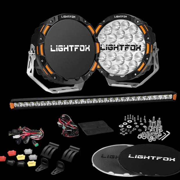 LightFox 7" & 9" OSRAM LED Driving Lights (Set)