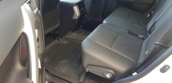 Toyota Land Cruiser Prado Rubber Floor Mats (2009–2024) – Heavy Duty Moulded Full Set