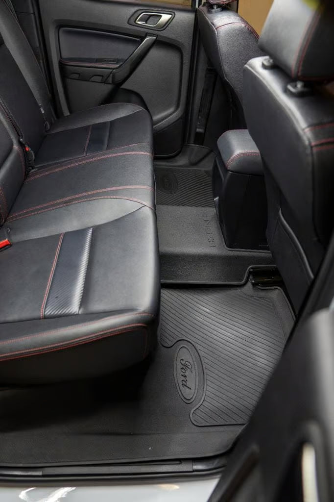 Ford Ranger T6 / T7 Rubber Floor Mats (2011–2022) – Heavy Duty Moulded Set