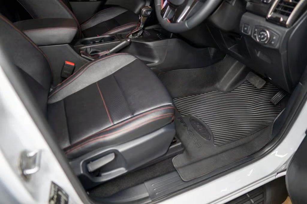 Ford Ranger T6 / T7 Rubber Floor Mats (2011–2022) – Heavy Duty Moulded Set