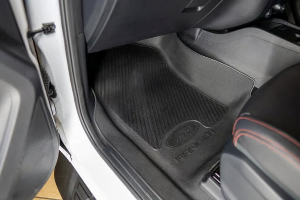 Ford Ranger T6 / T7 Rubber Floor Mats (2011–2022) – Heavy Duty Moulded Set