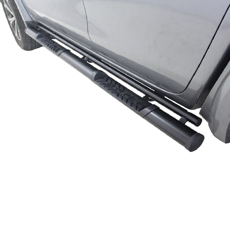 Artav Isuzu DMAX Single/Double/Extended Cab Stainless Steel Side Steps (2013+) – Heavy Duty Double Tube