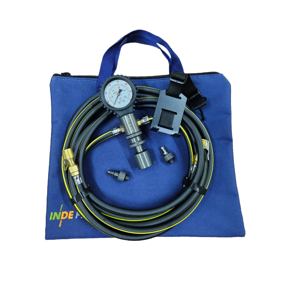 Indeflate 2 Hose Unit Digital/Analog Edition – Dual Tyre Inflator & Deflator (100 PSI Gauge)