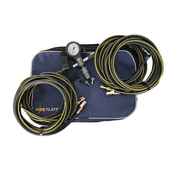 Indeflate 4 Hose Digital/Analogue Unit – Quad Tyre Inflator & Deflator (100 PSI Gauge)