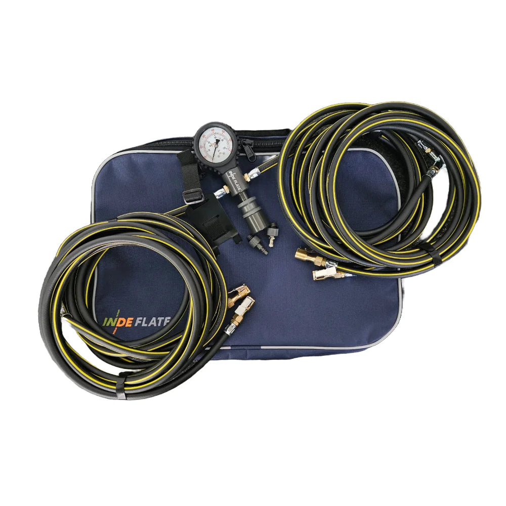 Indeflate 4 Hose Digital/Analogue Unit – Quad Tyre Inflator & Deflator (100 PSI Gauge)