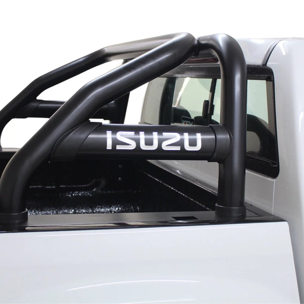 Artav Isuzu D-Max Sports Bar Single Cab – 304 Marine Grade Stainless Steel / Black Roll Bar (Polished Finish) – 1600094T
