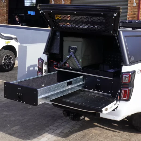 Zambezi Twin Drawer System – Isuzu D-Max (Heavy-Duty Load Bin Storage Solution)