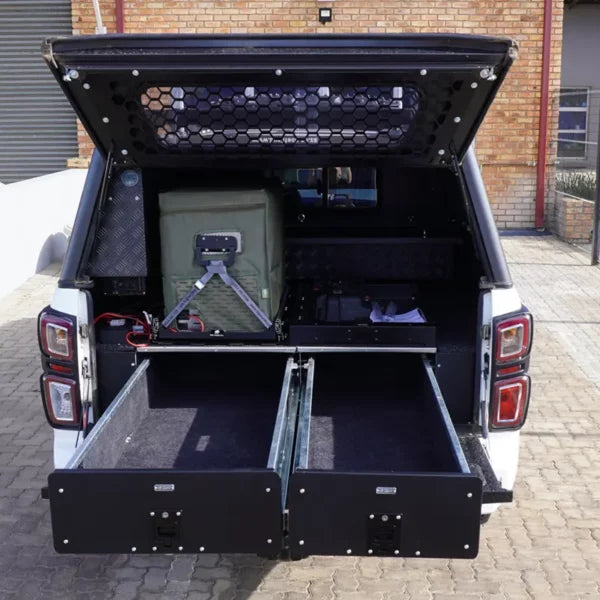 Zambezi Twin Drawer System – Isuzu D-Max (Heavy-Duty Load Bin Storage Solution)