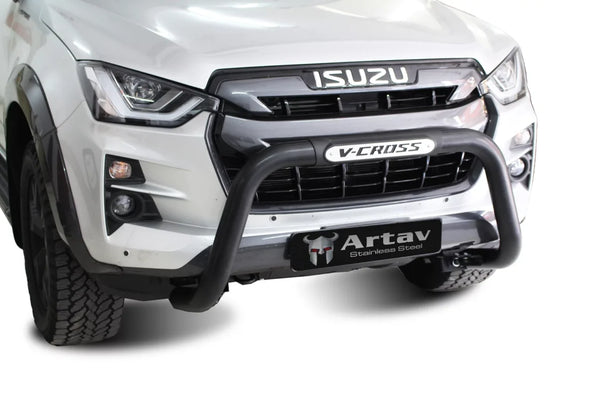 Artav Isuzu D-MAX Gen 7 V-Cross Nudge Bar 2022+ Stainless Steel (PDC Friendly)