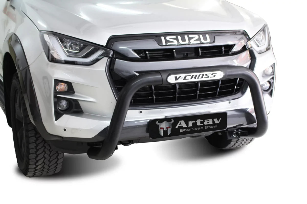 Artav Isuzu D-MAX Gen 7 V-Cross Nudge Bar 2022+ Stainless Steel (PDC Friendly)