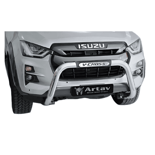 Artav Isuzu D-MAX Gen 7 V-Cross Nudge Bar 2022+ Stainless Steel (PDC Friendly)