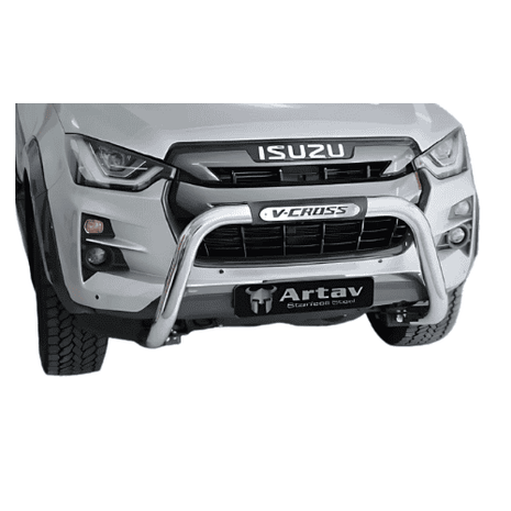 Artav Isuzu D-MAX Gen 7 V-Cross Nudge Bar 2022+ Stainless Steel (PDC Friendly)