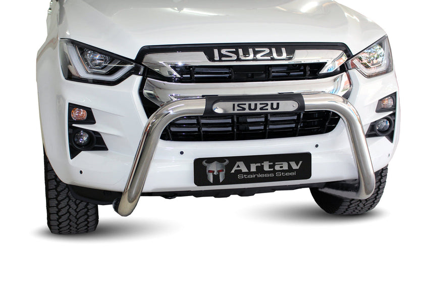 Artav Isuzu D-MAX PDC Nudge Bar 2018+ Stainless Steel (Gen6 & Gen7)