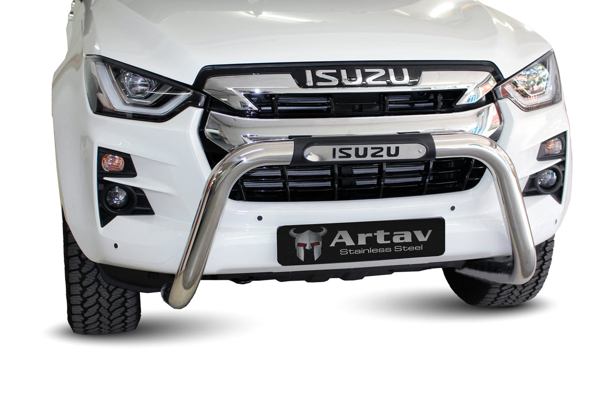 Artav Isuzu D-MAX PDC Nudge Bar 2018+ Stainless Steel (Gen6 & Gen7)