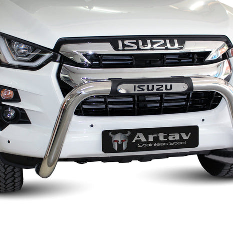 Artav Isuzu D-MAX PDC Nudge Bar 2018+ Stainless Steel (Gen6 & Gen7)