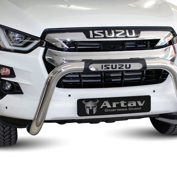 Artav Isuzu D-MAX PDC Nudge Bar 2018+ Stainless Steel (Gen6 & Gen7)