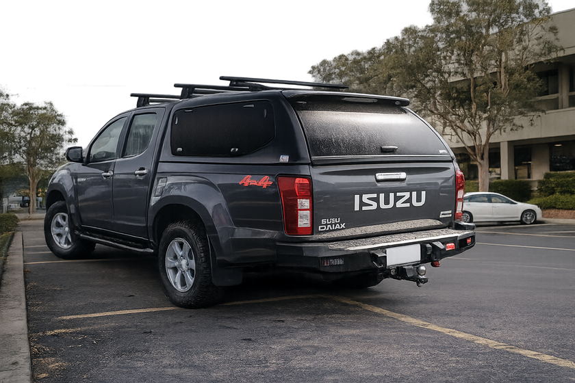 MCC Rocker Rear Steel Bumper with Towbar – Isuzu D‑Max RT50 &amp; RT85 – 2013–2022
