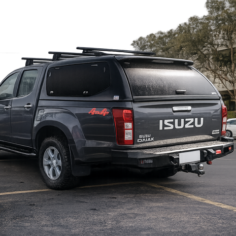MCC Rocker Rear Steel Bumper with Towbar – Isuzu D‑Max RT50 &amp; RT85 – 2013–2022