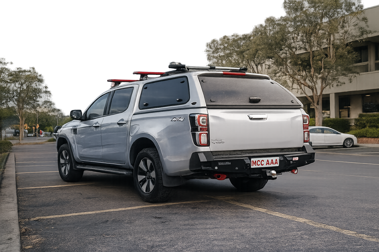 MCC Rocker Rear Steel Bumper with Towbar – Isuzu D‑MAX Gen 7 – 2022–Current