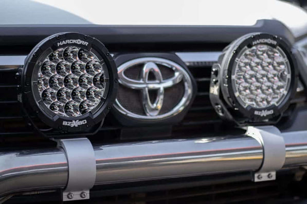 Hardkorr BZR-X Series 9” / 7" LED Driving Lights (Pair) – 34,196 Lumens Slimline 4x4 Spotlights