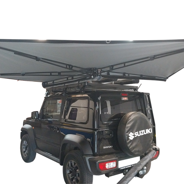 Jimny ABTQ L‑Shape 180° Awning – 1.8m | 304 Stainless Frame