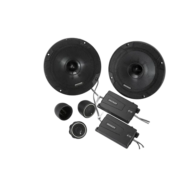 Kicker 46CSS654 6.5” CS Component Speaker System (Pair) – Separate Tweeters