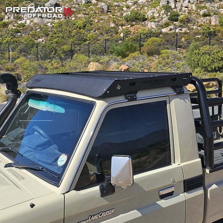 Predator Stealth Roof Rack – Toyota Land Cruiser 75 / 79 Single Cab (Stainless Steel)