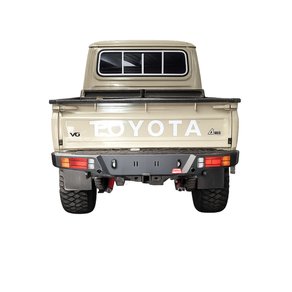 MCC Rear Replacement Steel Bumper with Towbar – Toyota Land Cruiser 70 Series Pick‑Up – 2007–Current