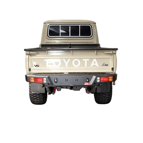 MCC Rear Replacement Steel Bumper with Towbar – Toyota Land Cruiser 70 Series Pick‑Up – 2007–Current
