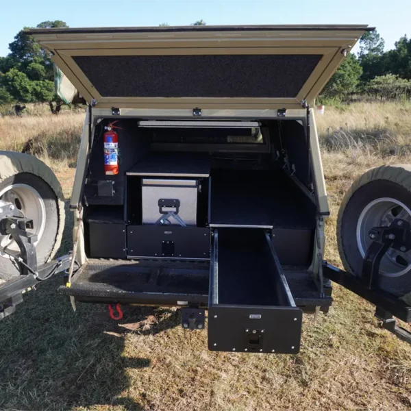 Zambezi Twin Drawer System – Toyota Land Cruiser 79 (Heavy-Duty Load Bin Storage Solution)
