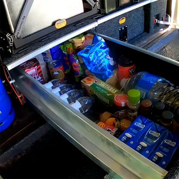 Zambezi Twin Drawer System – Toyota Land Cruiser 79 (Heavy-Duty Load Bin Storage Solution)