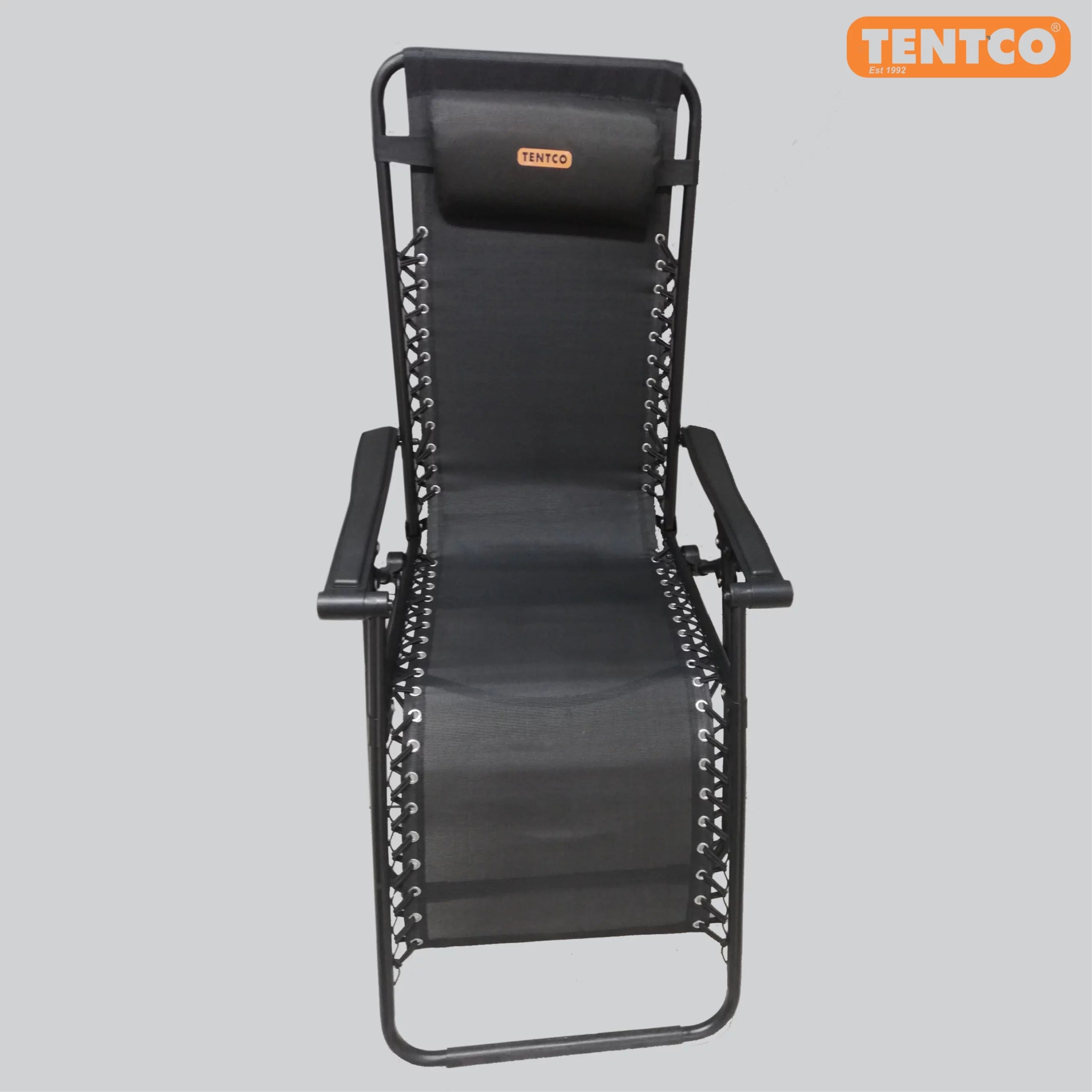 Recliner Lounger Chair – Steel Frame Outdoor Camping Chair (130kg Rated)