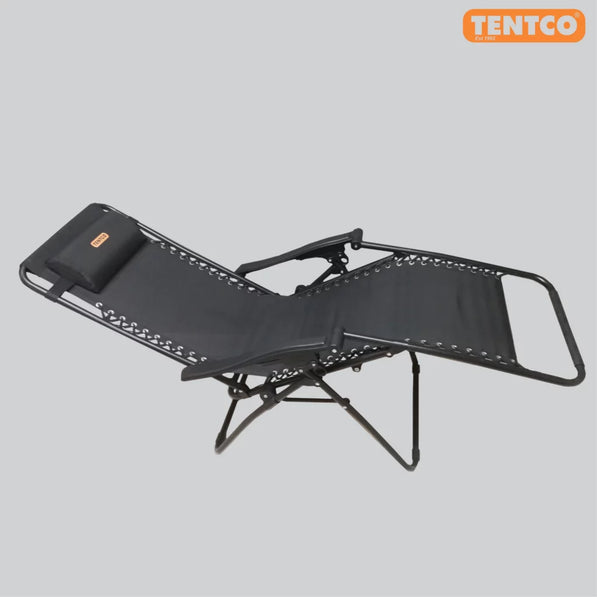 Recliner Lounger Chair – Steel Frame Outdoor Camping Chair (130kg Rated)