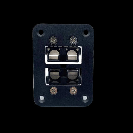 Dual 50 Amp Anderson Connector Panel – Flush Mount with 2 x Grey Connectors