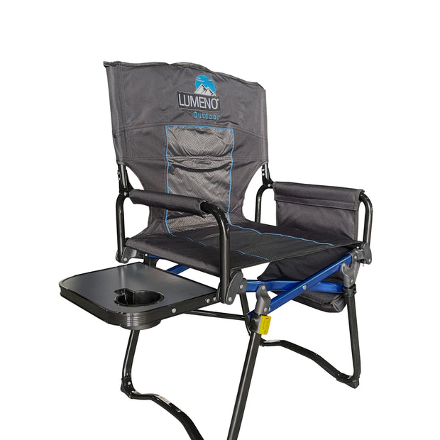 Lumeno Camping Chair – Heavy Duty Folding Outdoor Chair with Carry Bag