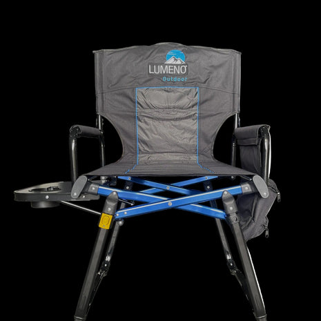 Lumeno Camping Chair – Heavy Duty Folding Outdoor Chair with Carry Bag