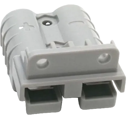 50 Amp Anderson Style Connector – Grey Square Connector with Lip
