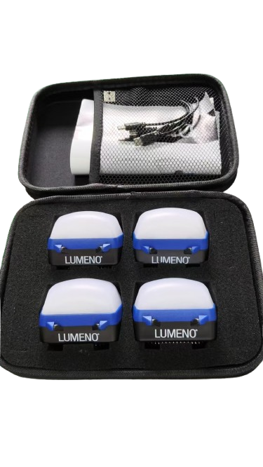 Lumeno Rechargeable Camp & Trail Light IP67 – Portable 4x4 Camping LED Light Kit (4 Pack) South Africa