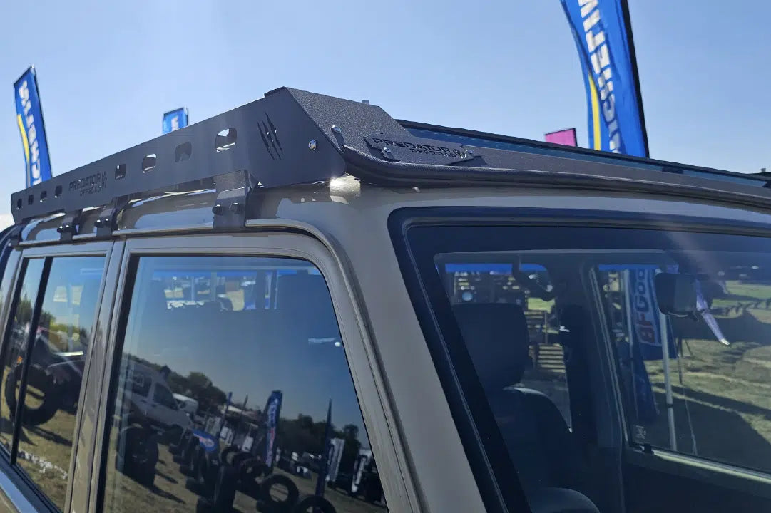 Predator Stealth Roof Rack – Toyota Land Cruiser 79 Series Double Cab (Stainless Steel)